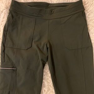 Athleta olive jogger pants. Size M